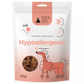 PEPE VET Hypoallergenic Insect snack para cães 70 g