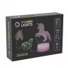 Lâmpada LED decorativa Manta SNL116RGB RGB 3D cavalo