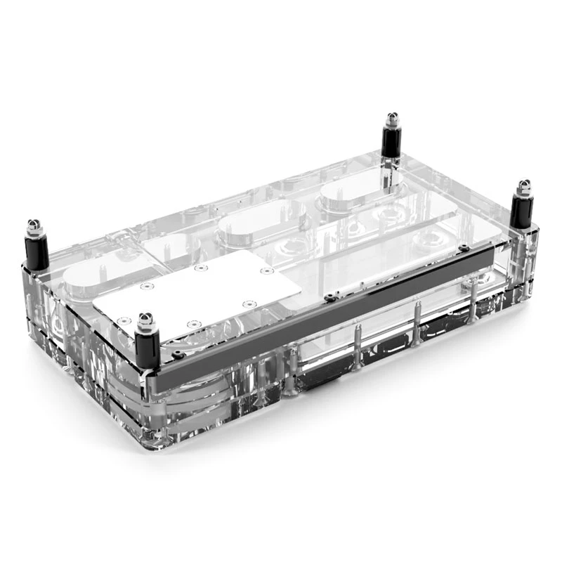 Reservatório Alphacool Core Distro Plate acrílico transparente 125x240x68,8 mm