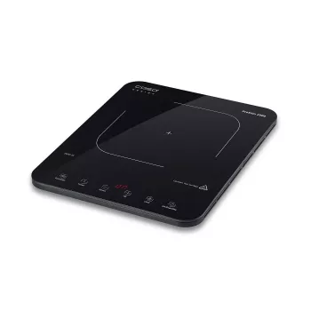 Caso ProSlim 2000 2236 Placa de indução individual móvel, vidro, controlo por sensor tátil, preto