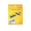 DeLock adaptador USB2.0 > 4 x Série - adaptador série - USB - RS-232 x 4 (61887)