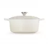 Assadeira redonda Le Creuset Signature 26cm Meringue (21177267164430)
