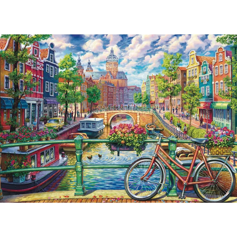 Puzzle Schmidt Spiele Amsterdam Canal Magic 1000 peças