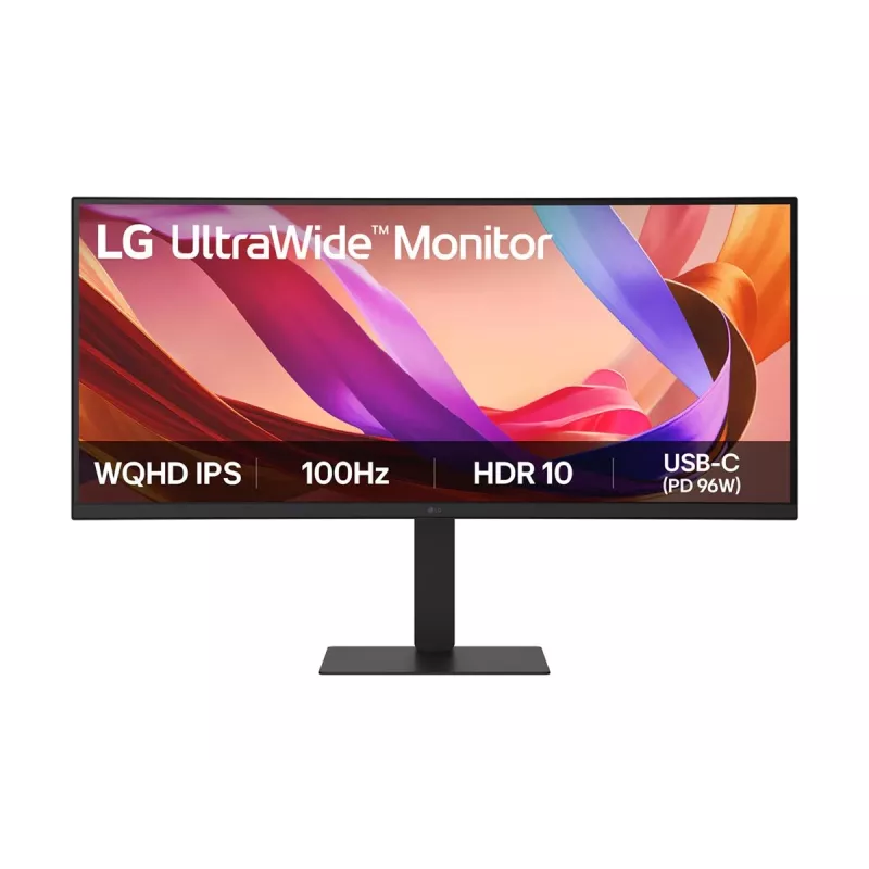 LG 34 polegadas 21:9 UltraWide WQHD (3440x1440) Monitor IPS HDR10 com sRGB 99% (típ.), Conectividade All-in-One USB-C