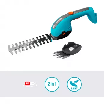 Tesoura de relva a bateria GARDENA 14750-55 20 cm 18 V verde cinzento