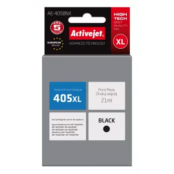 Tinta Activejet AE-405BNX (substituto para Epson 405XL C13T05H14010; Supreme; 21 ml; preto)