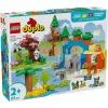 LEGO DUPLO Town Famílias de Animais Selvagens 3 em 1 10446 – 92 peças, a partir dos 2 anos, 200×220×340 mm