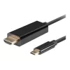 Adaptador de cabo de vídeo Lanberg CA-CMHD-10CU-0018-BK 1,8 m USB Type-C para HDMI