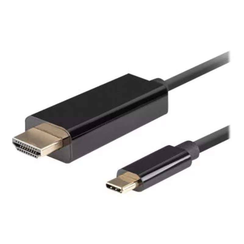 Adaptador de cabo de vídeo Lanberg CA-CMHD-10CU-0018-BK 1,8 m USB Type-C para HDMI