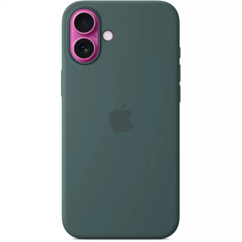 Apple iPhone 16 Plus Capa de silicone com MagSafe – Verde-mar