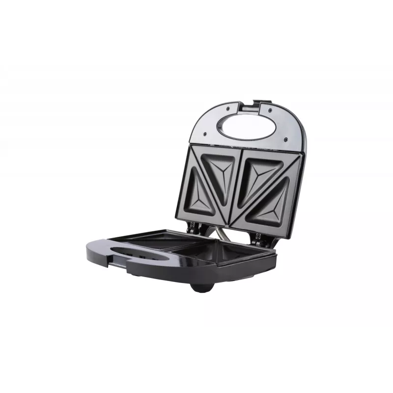 Máquina de sanduíches Adler AD 3015 750 W preto prateado