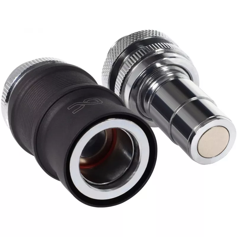 Conjunto de engate rápido Alphacool BLH1A IG-IG com ligação Schott – par de engates rápidos para ligações G½/G1/4