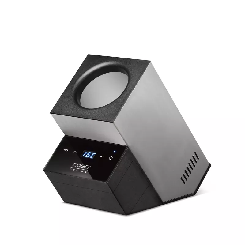 Caso | Refrigerador de vinho | WineCase Deluxe Aço inoxidável | Capacidade de garrafas 1 | Preto/Prata