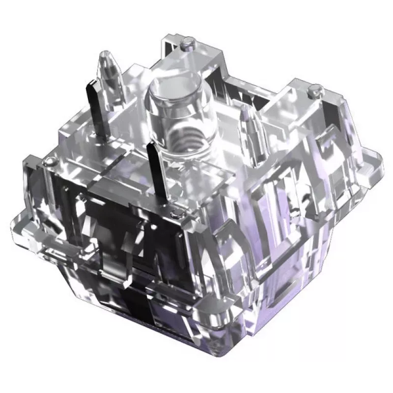 Interruptores mecânicos para teclado GLORIOUS Mako Ultralight 5-Pin MX-Stem 40g táteis pré-lubrificados, 110 unid.