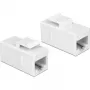 Módulo Keystone DeLOCK 86379 angular branco RJ-45