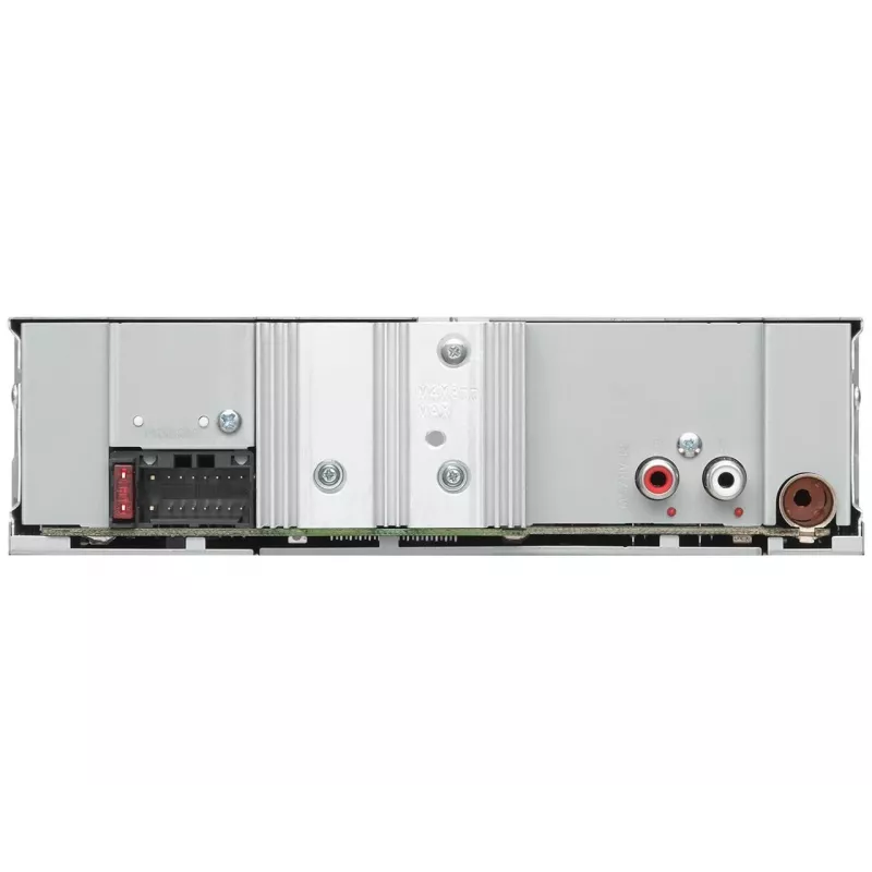 Recetor de multimédia digital para automóvel JVC KD-X162 1 DIN, 200 W, DAC de 24 bits, FLAC/MP3/WAV/WMA, USB frontal Type-A, 3,5 mm, LCD de 2 linhas, preto