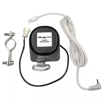 Shelly Plug & Play Manipulador de gás add-on para GPL e GNC, Preto/Branco