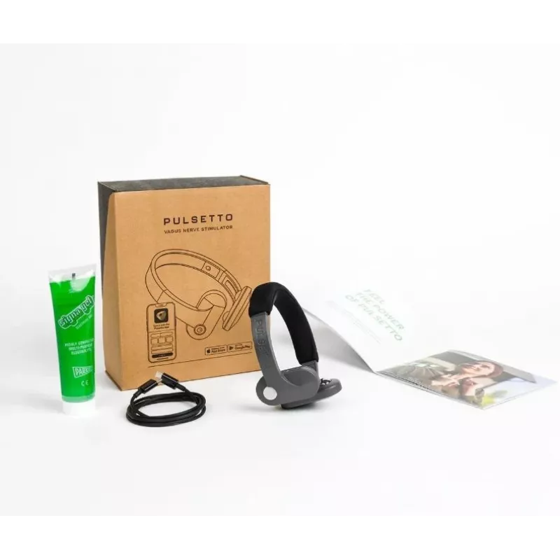 Pulsetto Estimulador do nervo vago faixa cervical relaxamento e sono WELL-BEING