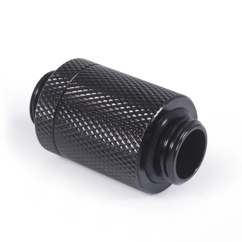 Alphacool ES D-Plug 25,5 mm G1/4 macho para G1/4 macho - Deep preto (17580)