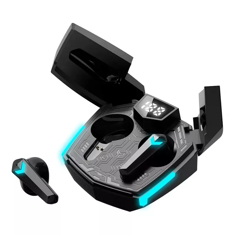 Auscultadores Canyon GTWS-2 sem fios Ear-Hook Gaming USB Type-C Bluetooth com dock de carregamento Preto (CND-GTWS2B)