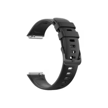 Pulseira de silicone FIXED para Huawei Band 8/9/10 – preta, pulseira substituível amiga da pele