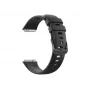 Pulseira de silicone FIXED para Huawei Band 8/9/10 – preta, pulseira substituível amiga da pele