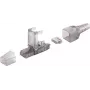 ShiverPeaks 08-51002 Cat 6A ficha RJ45 sem ferramentas, UTP