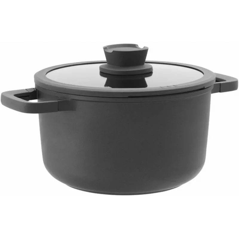 Panela STONE+ com tampa 24X14CM 5,6L