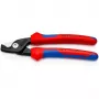 Corta-cabos elétricos Knipex StepCut preto azul vermelho
