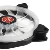 Ventoinha RAIJINTEK IRIS 14 Rainbow RGB-LED 140 mm, conjunto de 2 com controlador