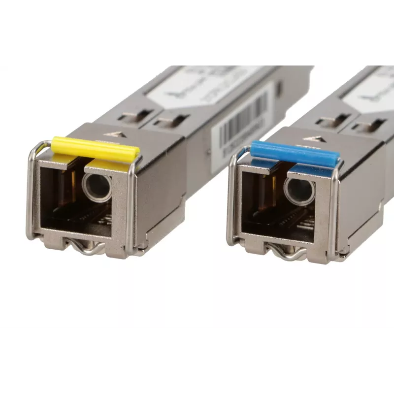 Módulo SFP Extralink SFP WDM 1.25G 1,25Gbps, 1310/1550nm, Monomodo, 20km, SC, DOM, Par