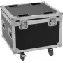 Flightcase Roadinger 4x TMH-S90/H90/B90 — design robusto para 4 aparelhos
