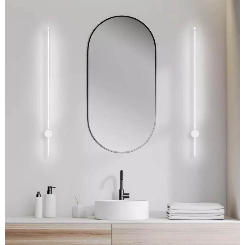 Aplique de parede LED Activejet AJE-HILTON branco NW