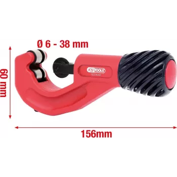 Corta-tubos KS Tools 103.5000 para tubos Ø6–38 mm, comprimento 156 mm