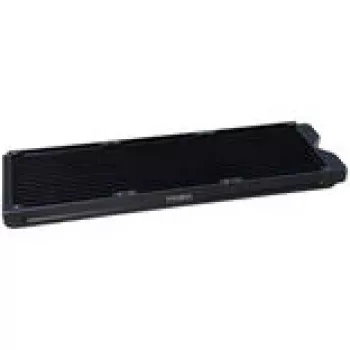 Radiador Alphacool R27-S420 420mm 18 FPI para refrigeração líquida, suportes para ventoinhas 3x120mm
