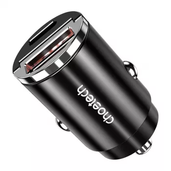 Carregador USB-C/USB-A CHOETECH TC0006 30 W – suporte QC3.0 e PD3.0