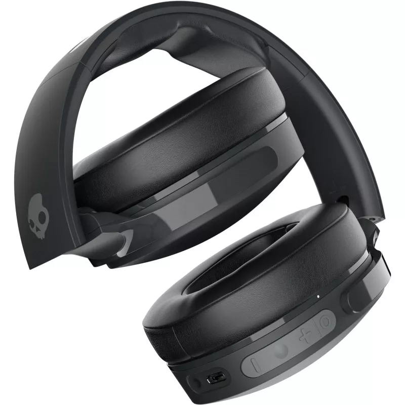Auscultadores over-ear Skullcandy Hesh Evo — com fios e Bluetooth 5.0, bateria de 36 h, USB-C, 3,5 mm, dobráveis, cancelamento de ruído, preto