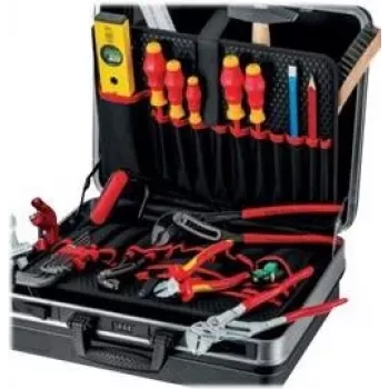 Knipex 00 21 05 HK S SHK mala de ferramentas de sanita, 23 peças