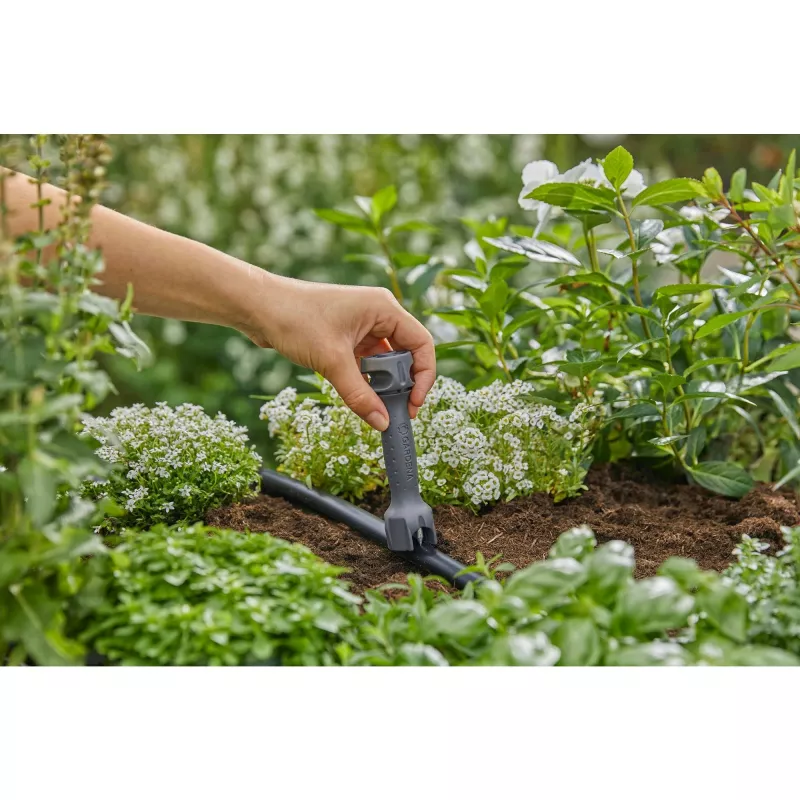 Peça para sistema de rega Gardena 13313-20 preto rega gota a gota