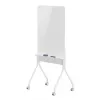 Quadro branco Ergo Office ER-305 — quadro branco magnético autónomo sobre rodas, aço, branco