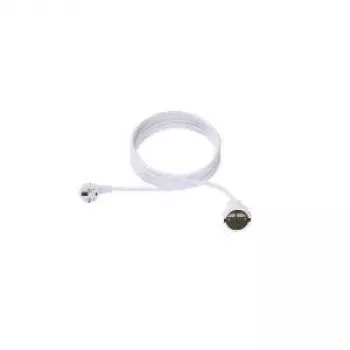 Cabo Schuko Bachmann 5 m H05VV-F 3G 1,50 mm² branco
