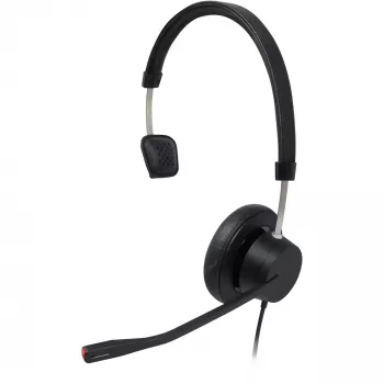 Auscultadores com fios mono Plusonic X140_Mono – design on-ear leve, elevada qualidade de som