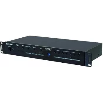 Comutador de colunas Omnitronic LUB-27 7 vias preto