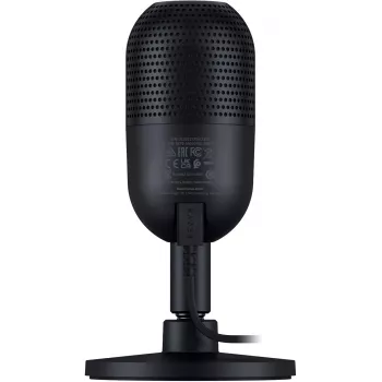 Microfone de mesa Razer Seiren V3 Mini, USB-C, supercardioide, 20–20000 Hz, 96 kHz, 24-bit, preto