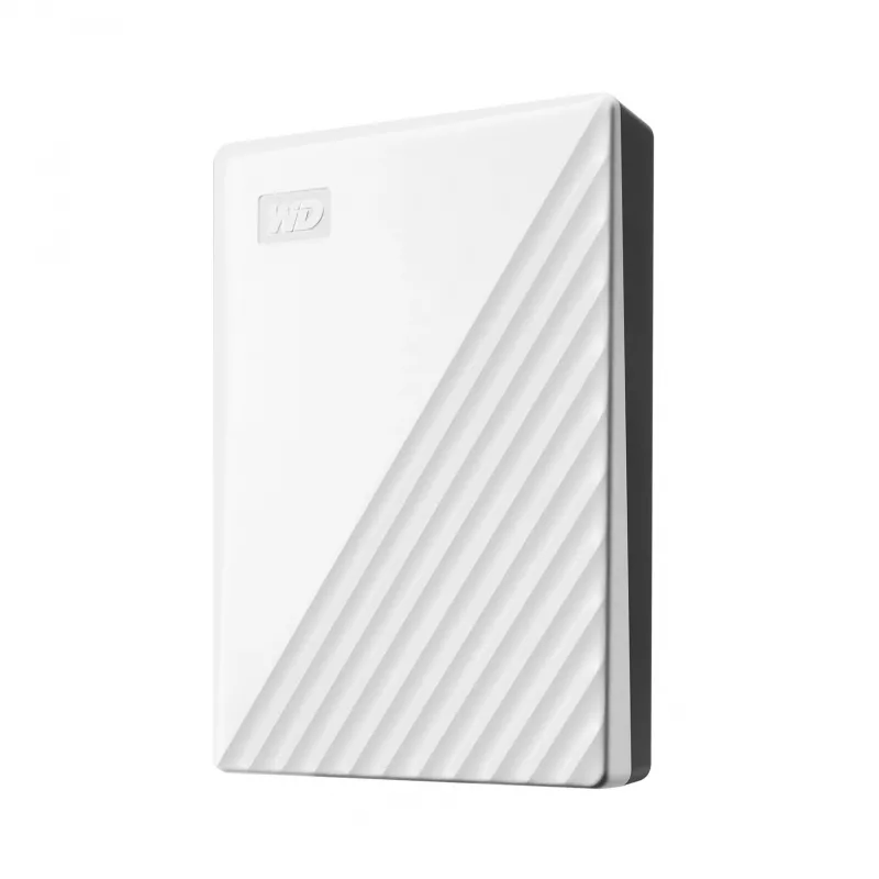 Western Digital WD My Passport 5 TB branco USB 3.0 / 2,5 polegadas, 19,15 mm / encriptação de 256 bits / WD Backup / branco (WDBPKJ0050BWT-WESN)