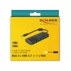 Dock para portátil DeLOCK 63932 USB 3.2 Gen 1 Type-C preto