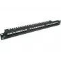 Patch panel Alantec PK001 24 portas UTP Cat.6 1U 19 polegadas – 24x RJ45, U/UTP (UTP), preto