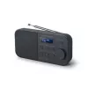 Muse M-109DB rádio portátil, DAB+/FM PLL, ecrã LCD, alarme, pilhas/corrente, preto