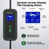 Carregador móvel para carro elétrico Qoltec ajustável 2em1 Type2 | 7kW | 230V | CEE 3 PIN | Wi-Fi | LCD | portátil | wallbox | 5m