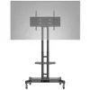Hagor 8209 HP Twin Stand suporte móvel de chão para ecrãs de 32-55 polegadas (81-140 cm), 45 kg, regulável em altura, preto